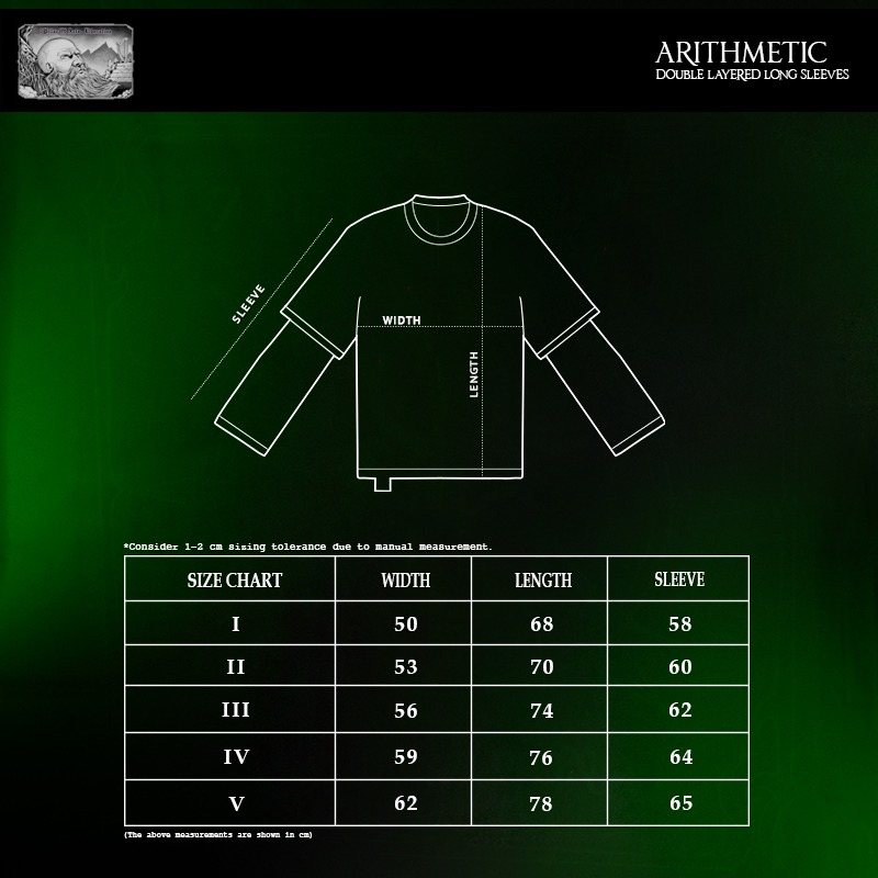 Arithmetic (Double-Layered Long Sleeve)