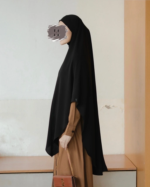 Image of Laiqa Khimar - Black