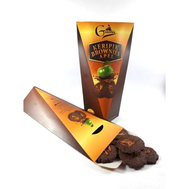 APELICIOUS Keripik Brownies Apel Kripik oleh-oleh khas Malang, Keripik Brownies