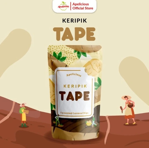 Image of APELICIOUS Keripik Tape 50gr Eksklusif Printing 