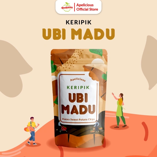 Image of APELICIOUS Keripik Ubi Madu 50gr Eksklusif Printing 