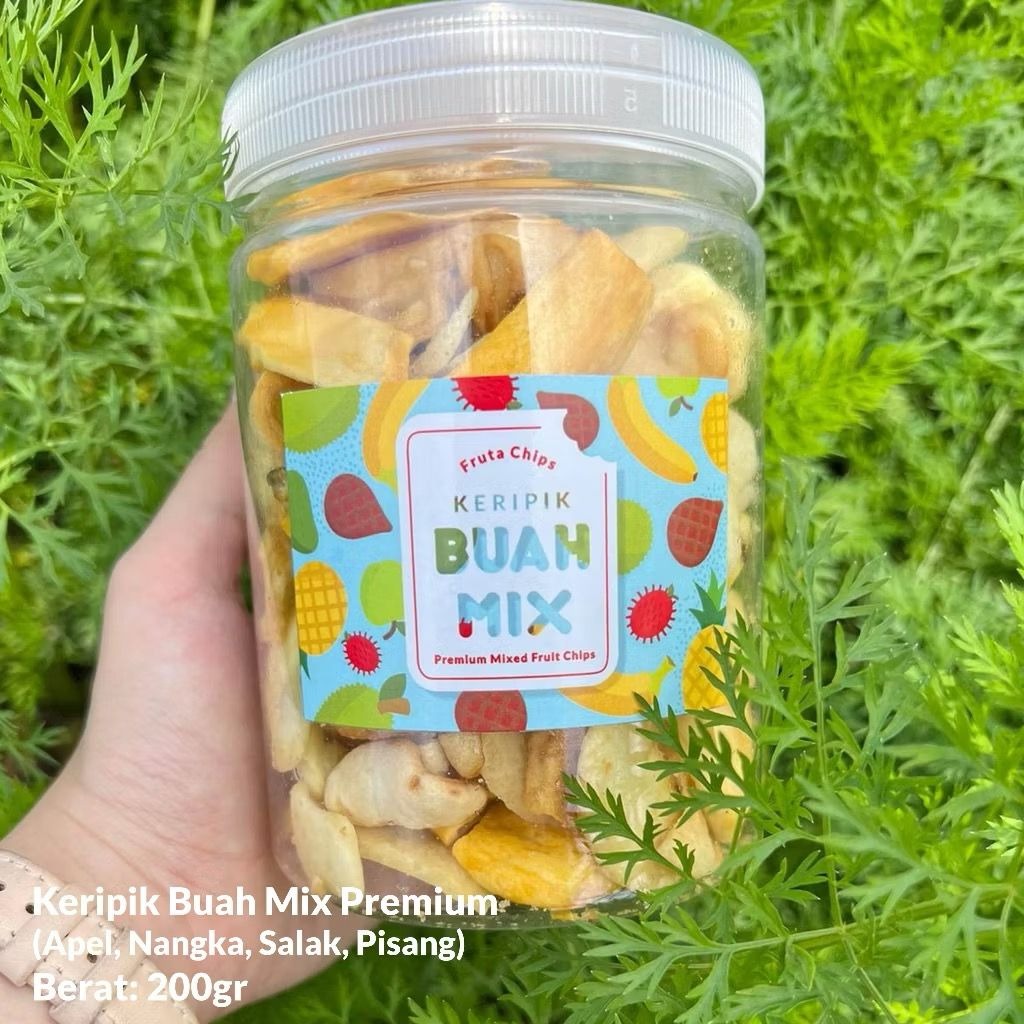 APELICIOUS KERIPIK SAYUR MIX/BUAH MIX TOPLES (Wortel, Okra, buncis,Brokoli