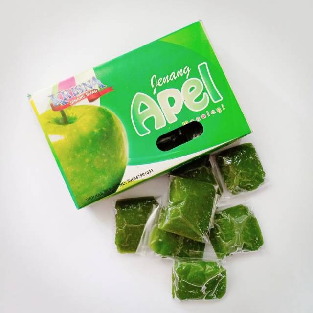 Jenang Apel Manalagi / Nangka / Strawberry / Durian Oleh-Oleh Khas Malang Apel Merah