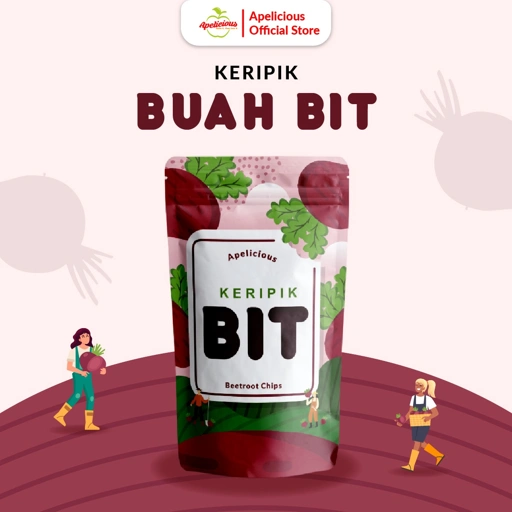 Image of APELICIOUS Keripik Buah Bit 50gr Eksklusif Printing
