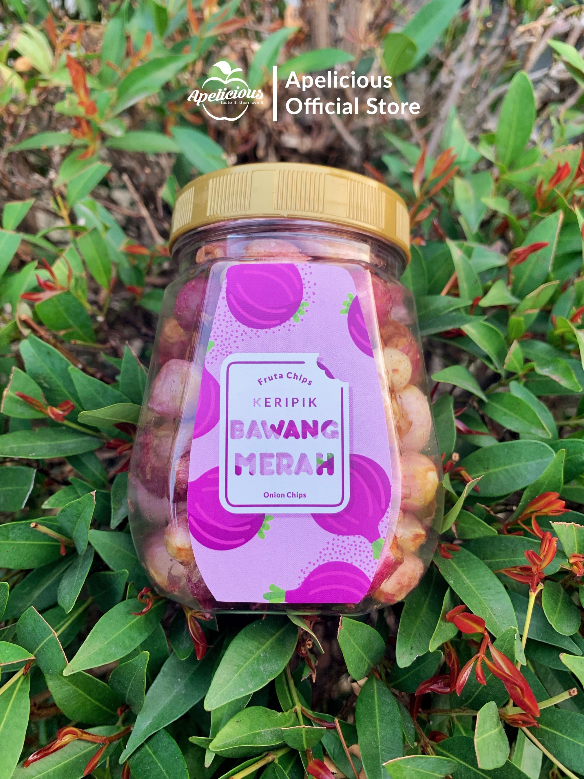 APELICIOUS BUNDLING KERIPIK BAWANG PUTIH + KERIPIK BAWANG MERAH - Food Snack Cemilan