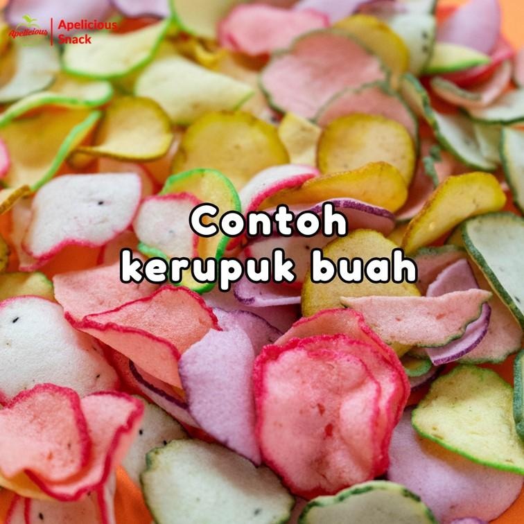 APELICIOUS BARU Paket HEMAT 8pcs KERIPIK (Buah, Sayur, KRUPUK Buah) - Kripik, Snack, Food, Makanan