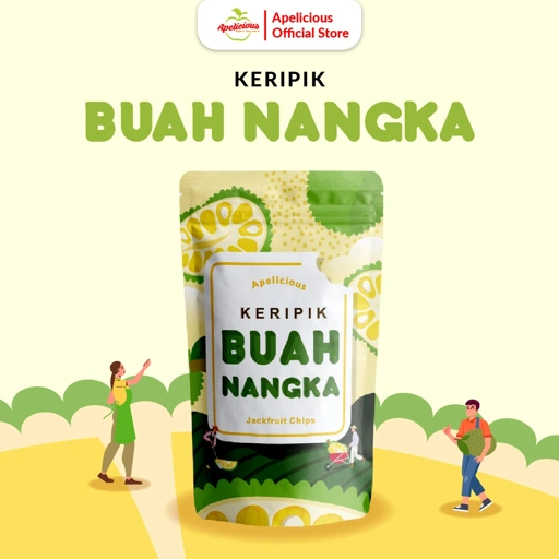 Image of APELICIOUS Keripik Buah Nangka A+  50gr Eksklusif Printing