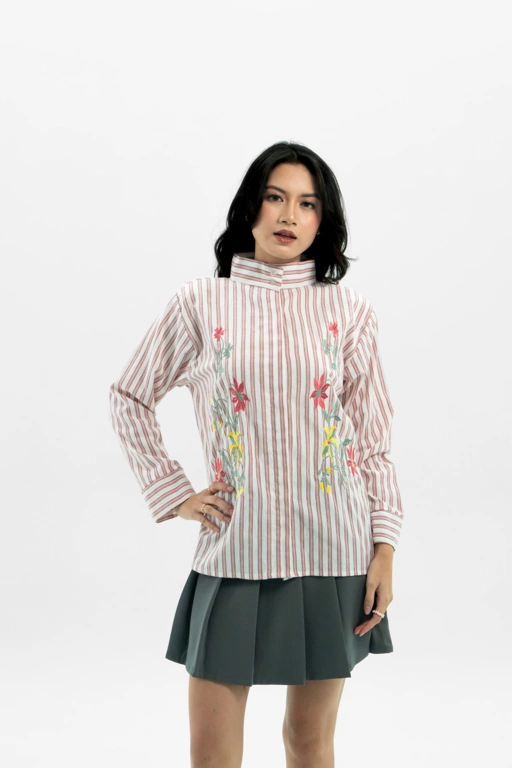 Image of Brie Blouse Rose Berry 