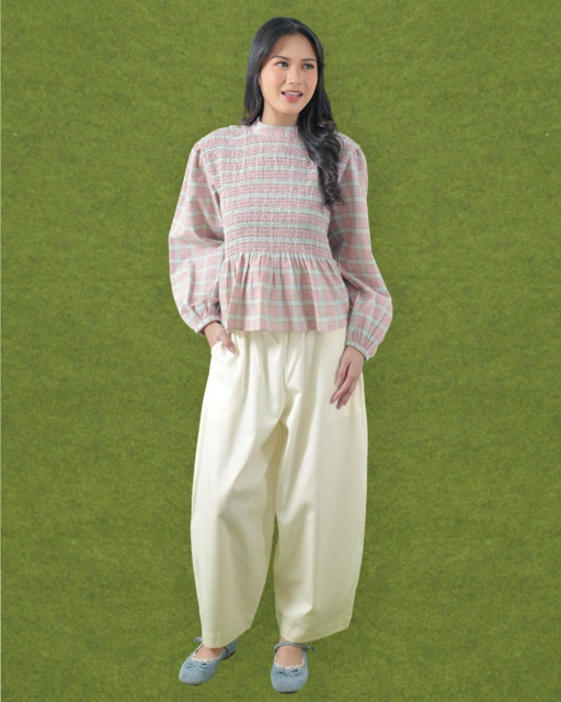 Melba Shirred Blouse