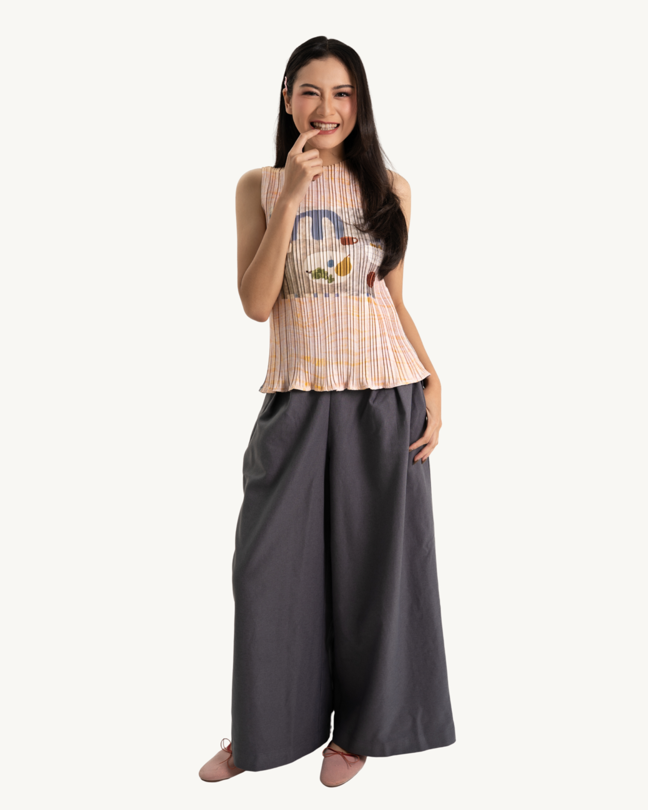 Nona Pleated Top