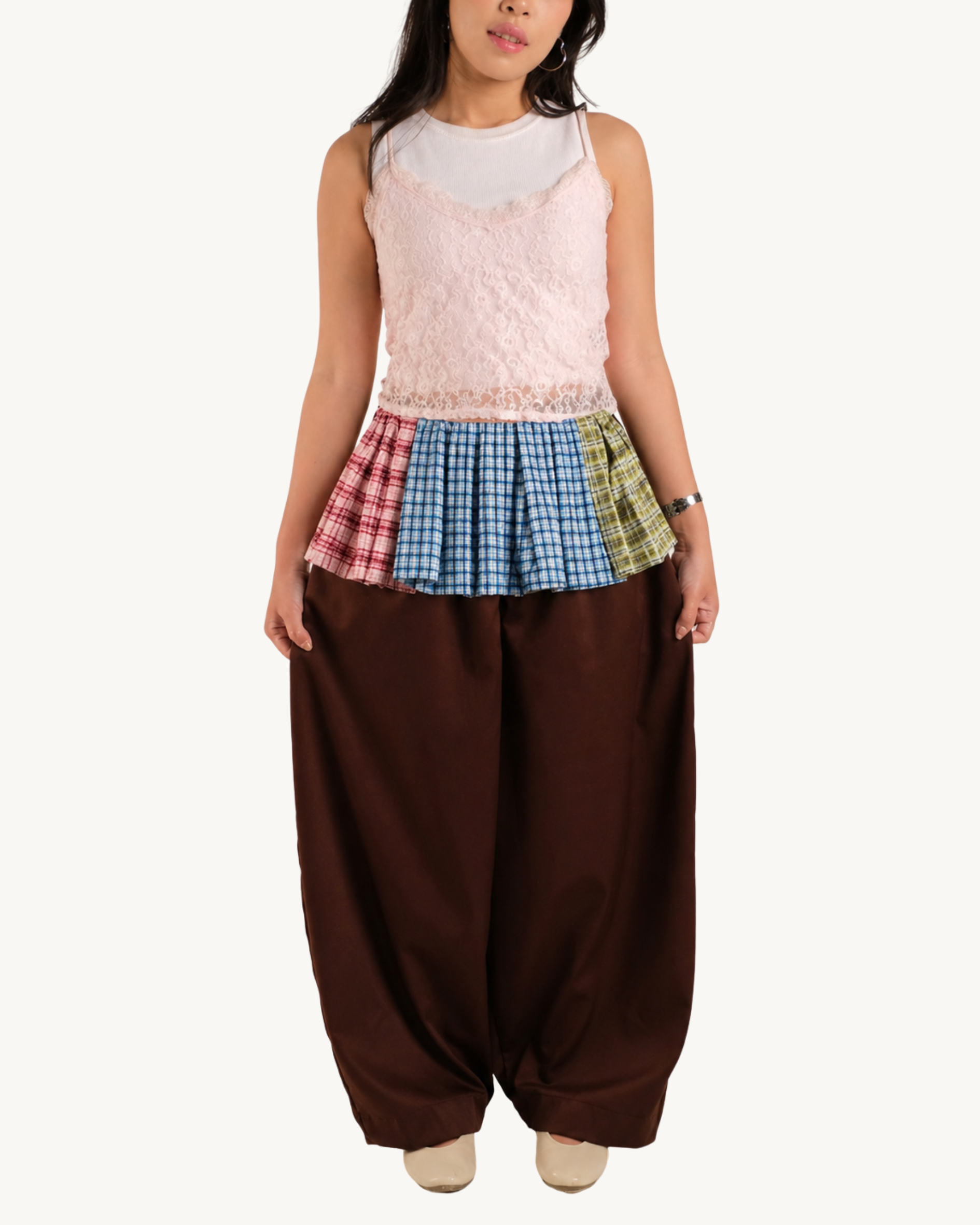 Barrel Pants and Layer Skirt