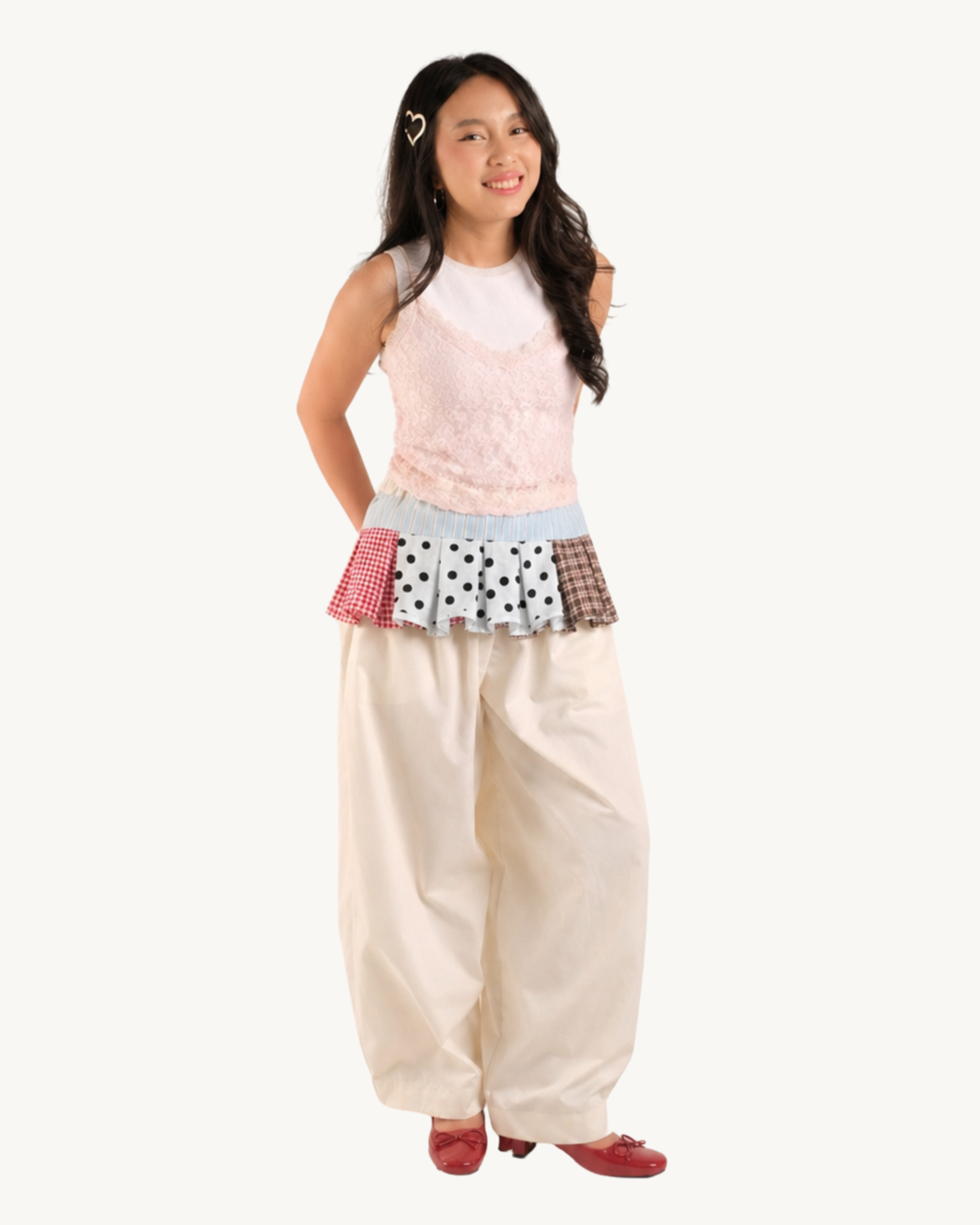 Barrel Pants and Layer Skirt