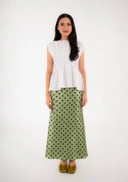 Dotty Semi-Flare Skirt