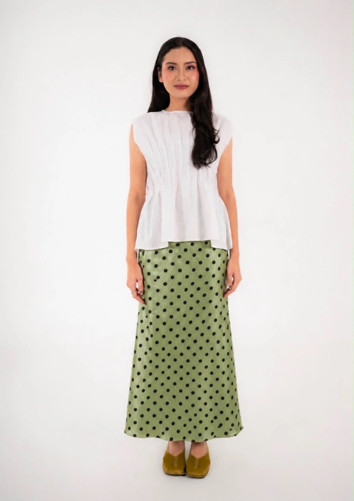 Dotty Semi-Flare Skirt