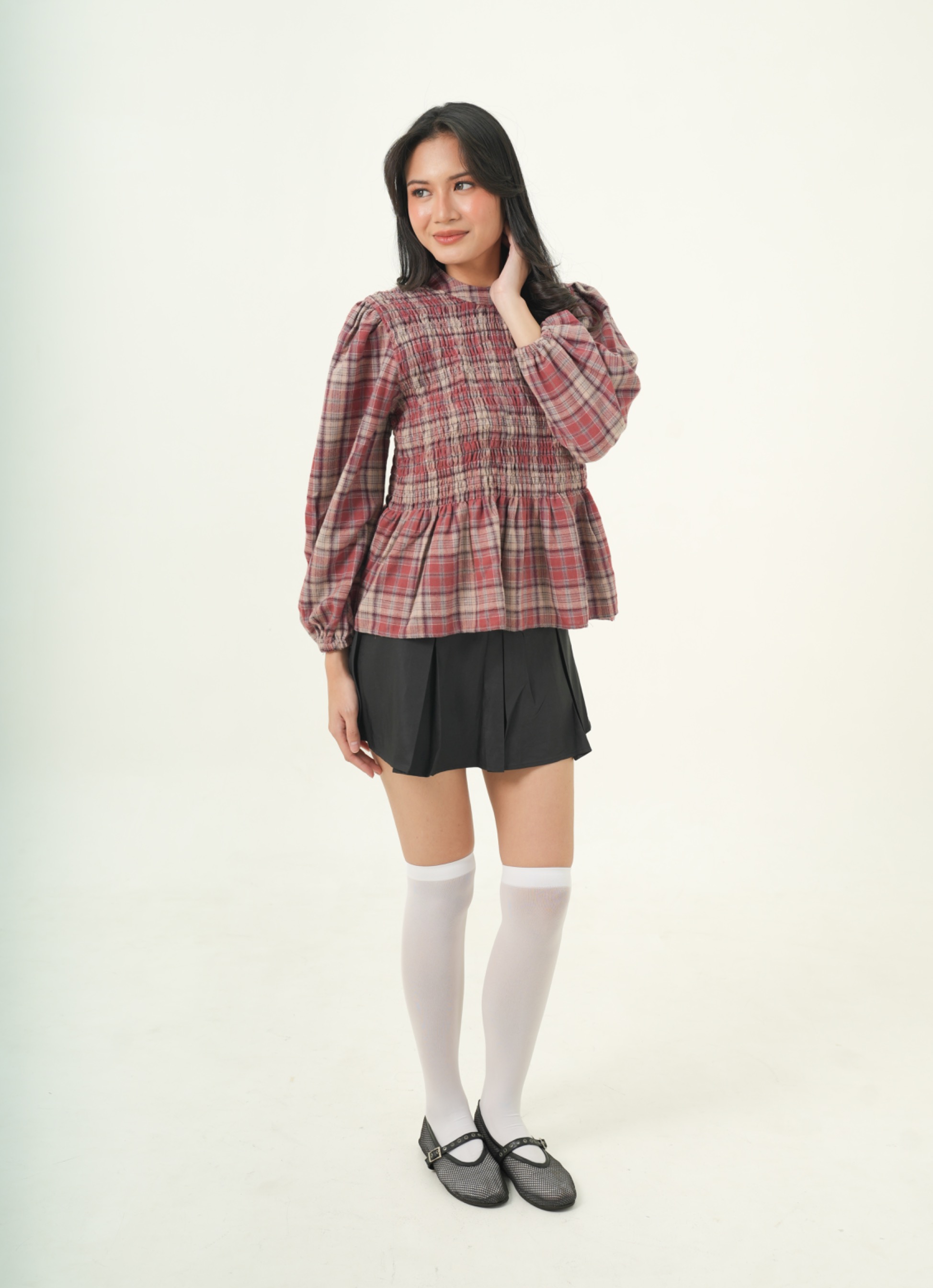 Melba Shirred Blouse
