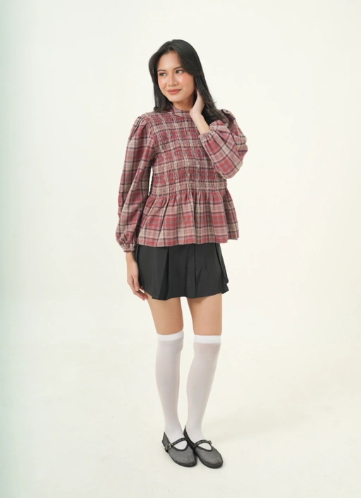 Melba Shirred Blouse