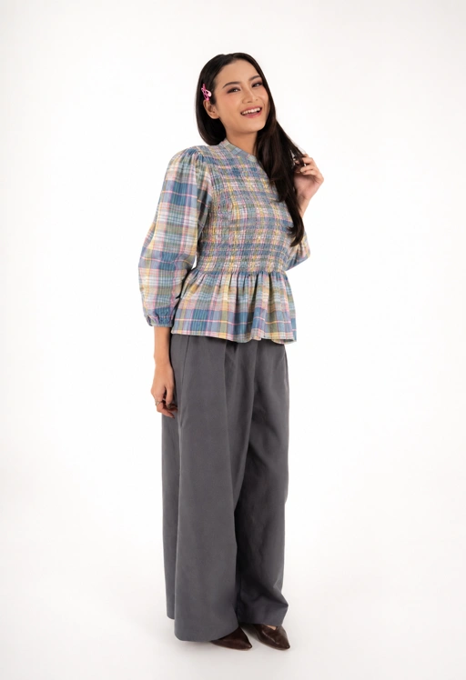Melba Shirred Blouse