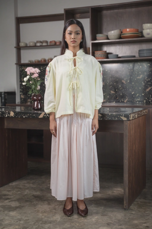 Image of Dara Outer Pastel Yellow