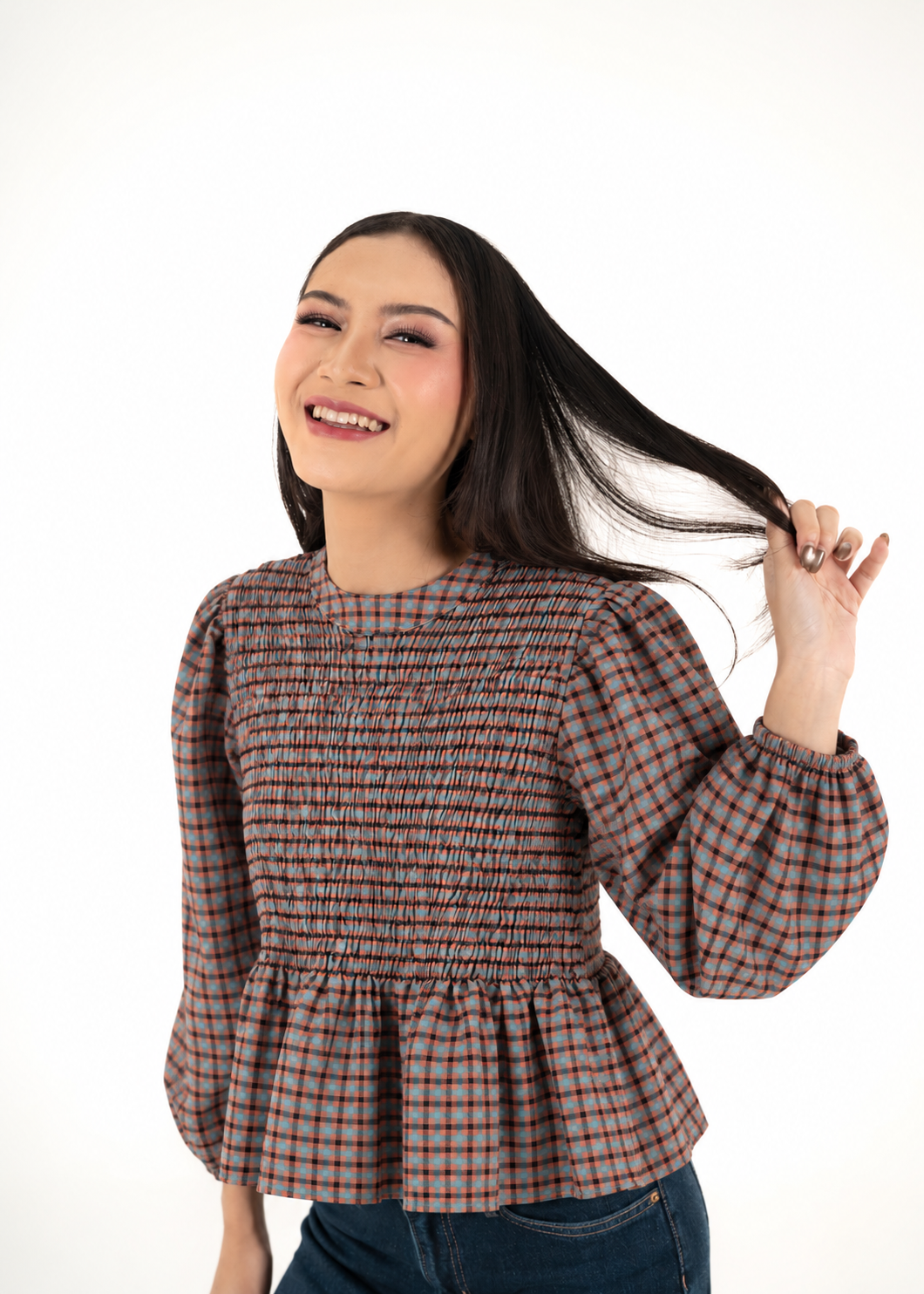 Melba Shirred Blouse
