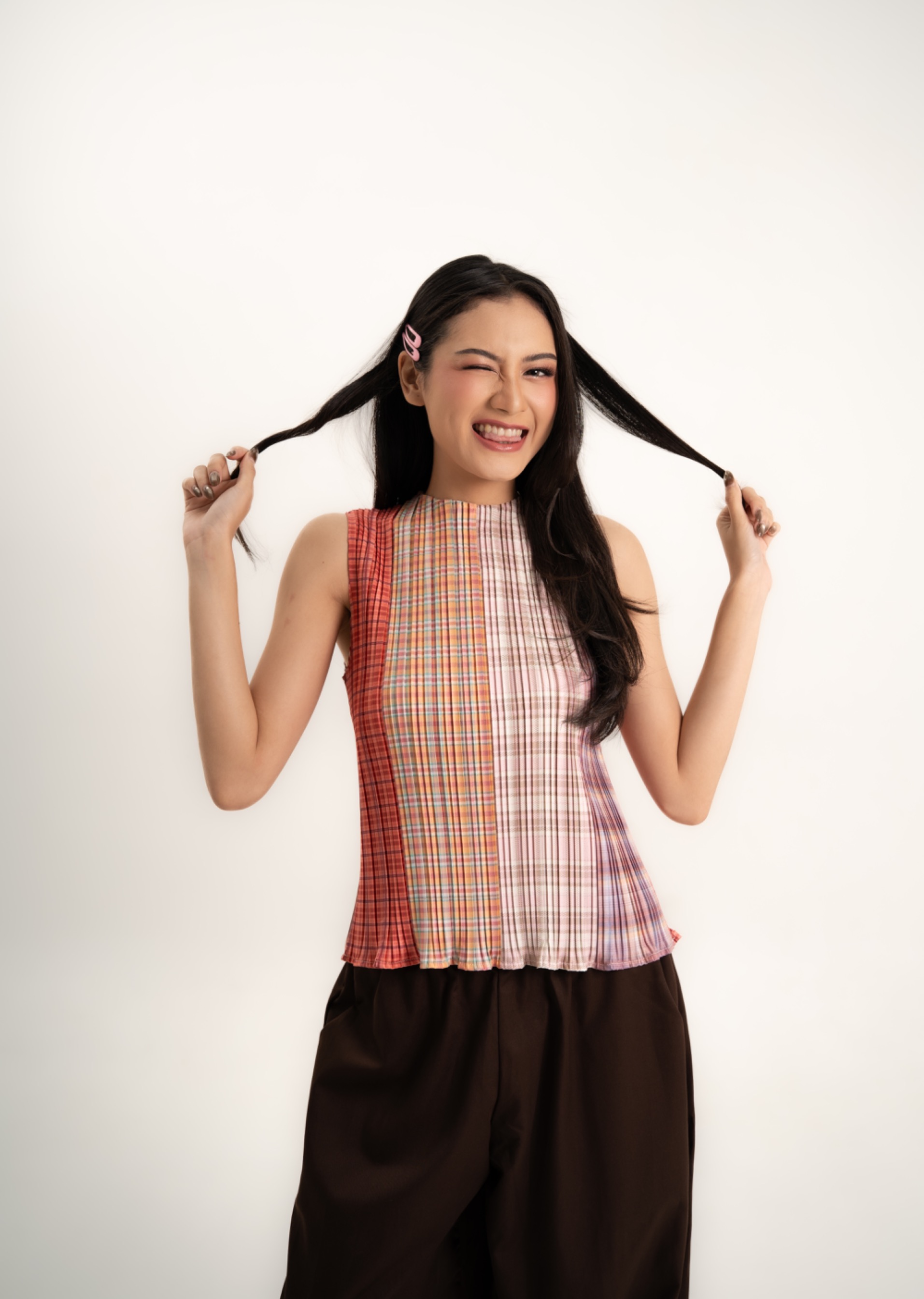 Nona Pleated Top