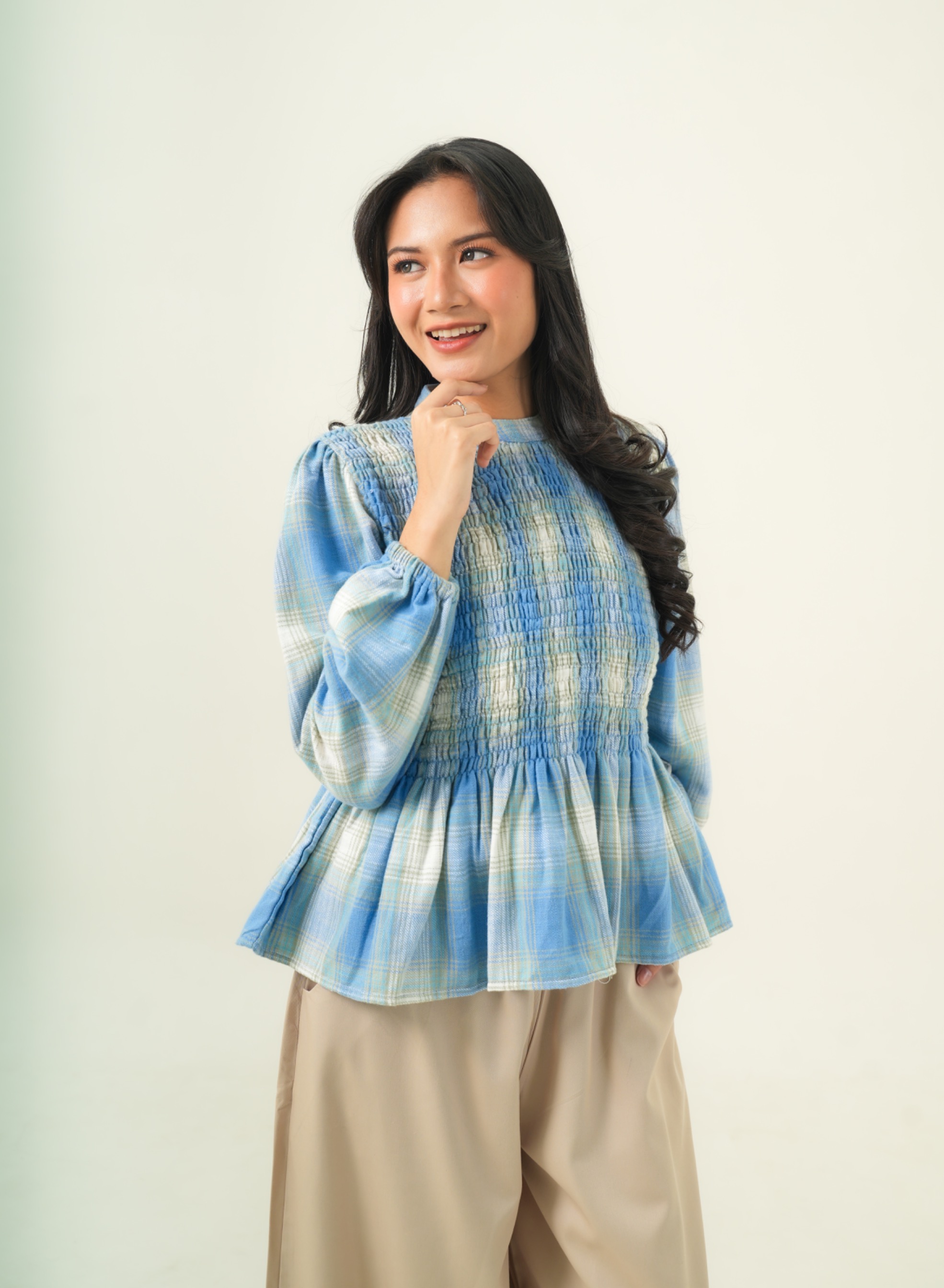 Melba Shirred Blouse