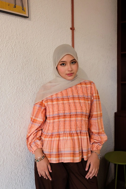 Image of Melba Shirred Blouse