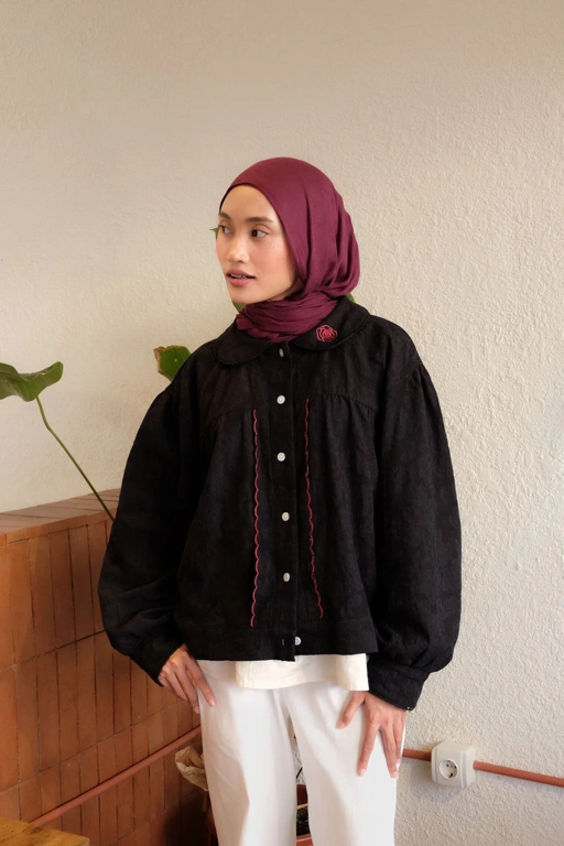 Image of Elaya Jacket Noir Rose