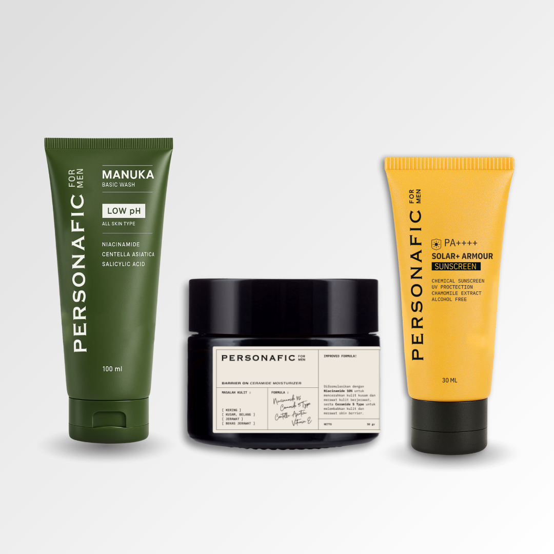 Basic Starter Pack | Facewash, Moisturizer and Sunscreen (3 pcs)