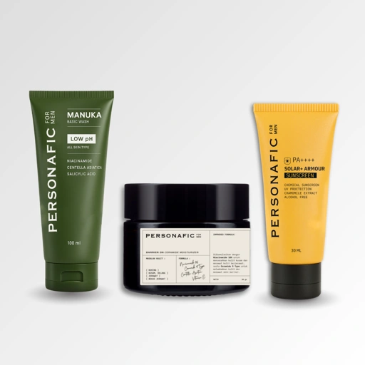 Image of Basic Starter Pack | Facewash, Moisturizer and Sunscreen (3 pcs)