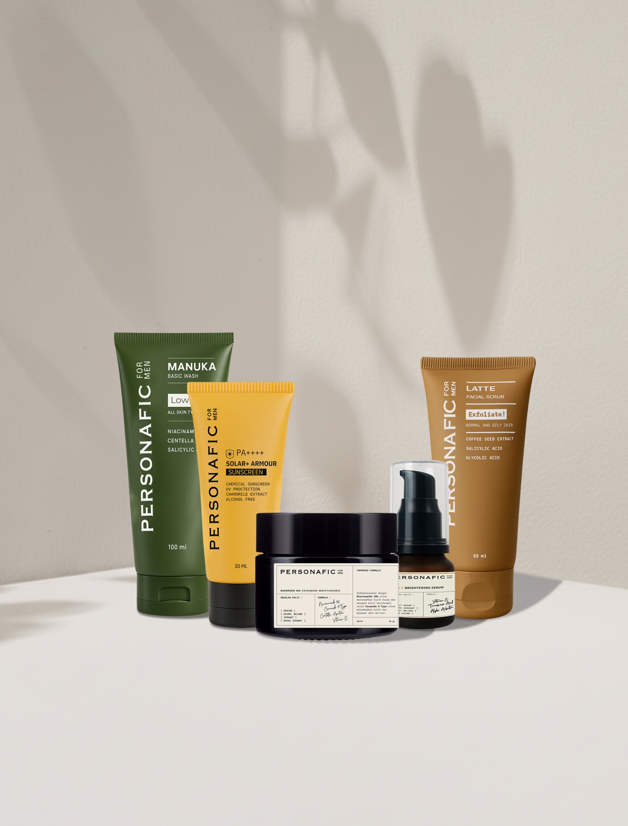 Fundamental Pack | Complete Men's Skincare (5 pcs)