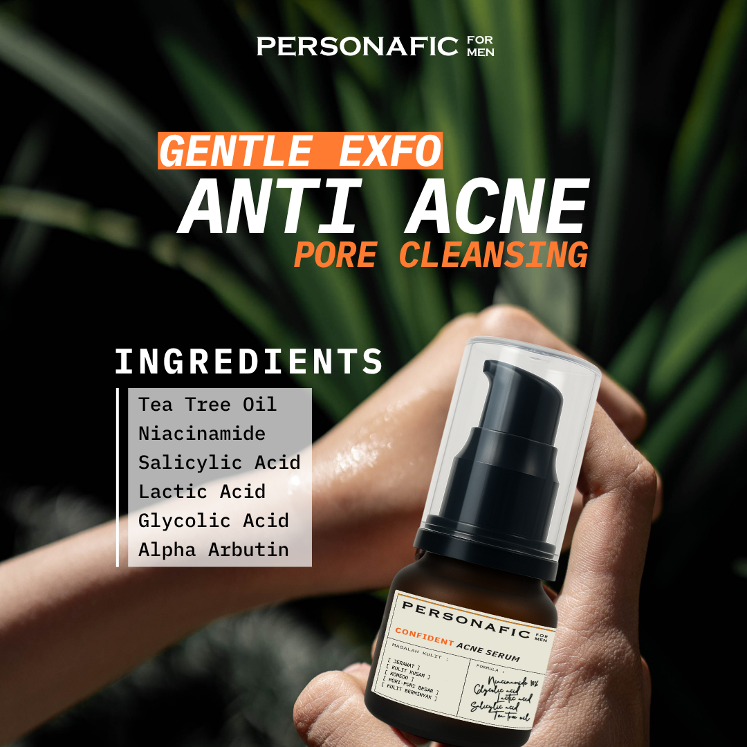 Confident Acne Serum with Tea Tree Oil and Salicylic Acid