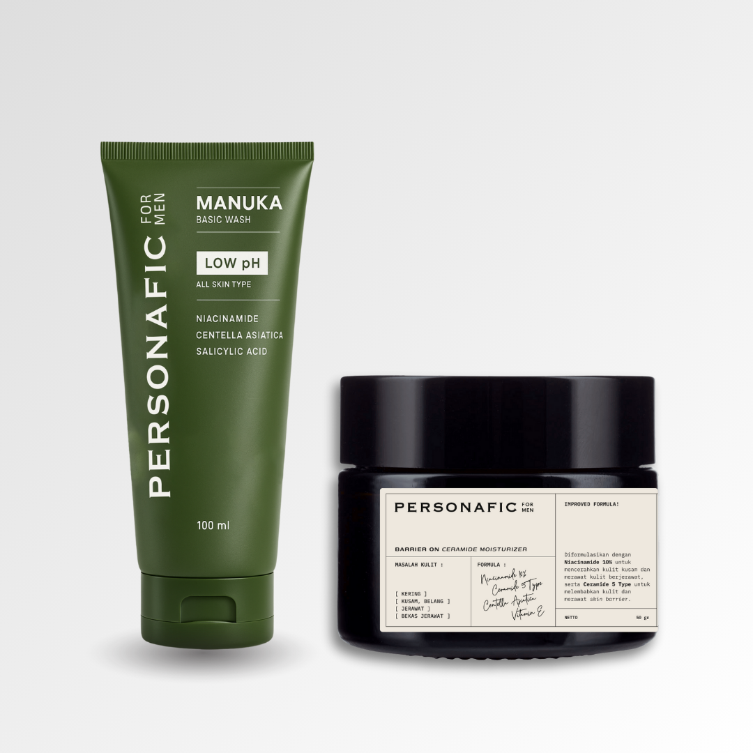 Classic Simple Pack for Skin Barrier Repair | Facewash and Moisturizer (2 pcs)