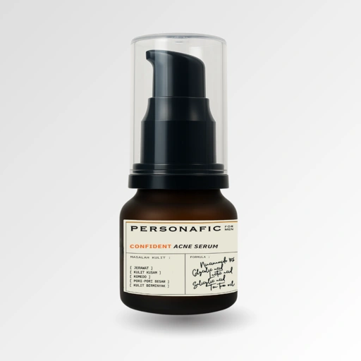 Image of Confident Acne Serum with Tea Tree Oil and Salicylic Acid