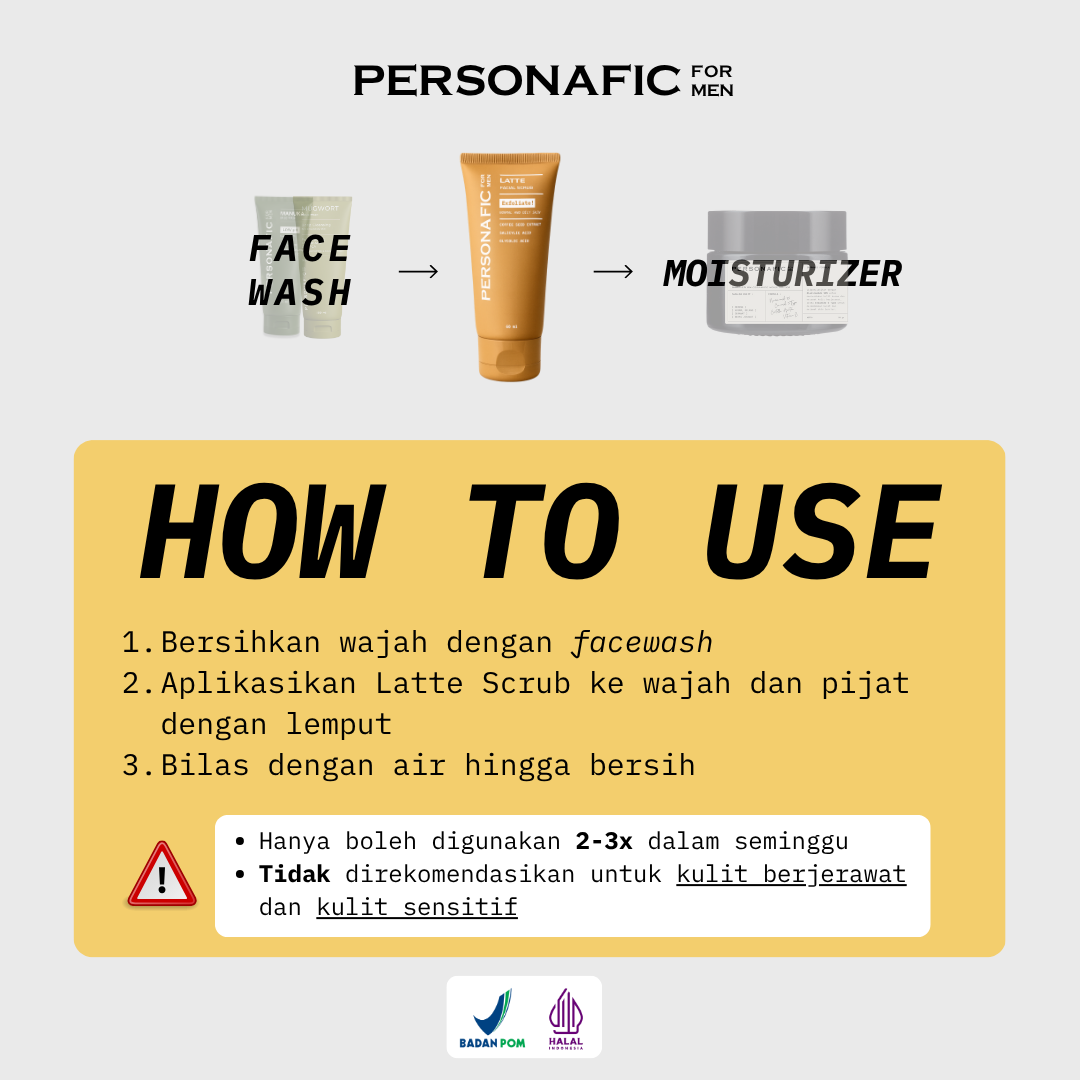 Latte Facial Srub Chemical and Physical Exfoliation