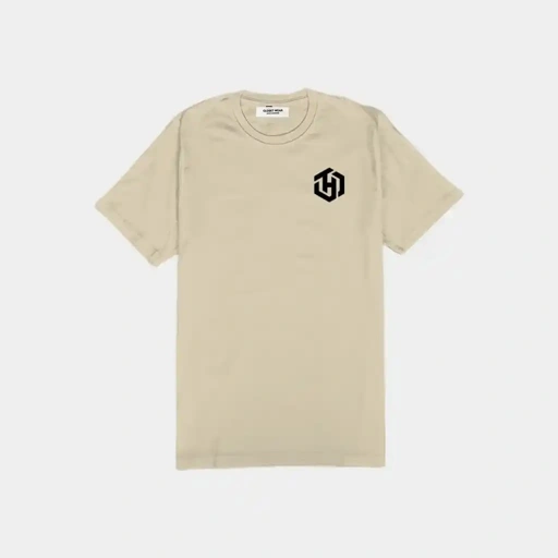 Image of Basic Cream Shirt Short Sleeves