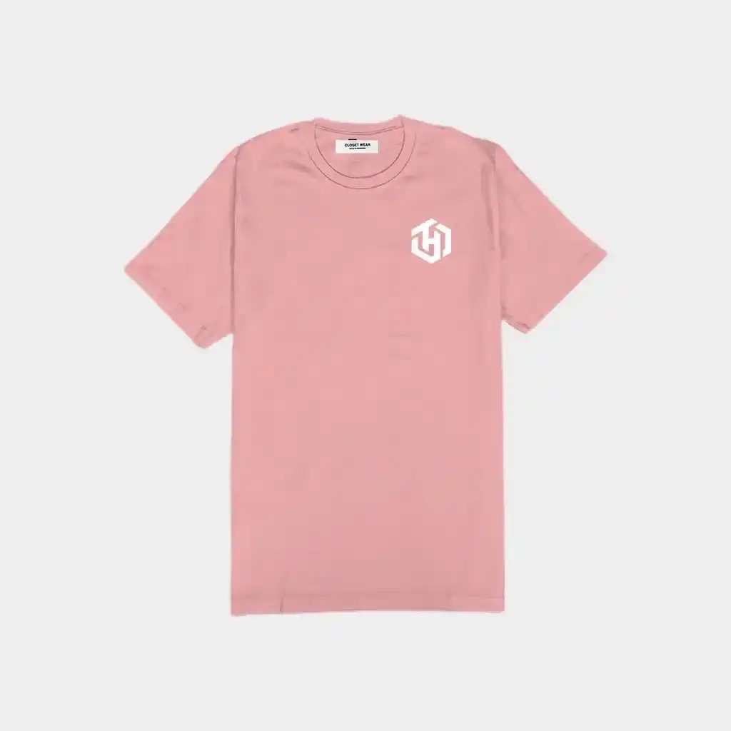 Basic Dusty Pink Shirt Short Sleeves