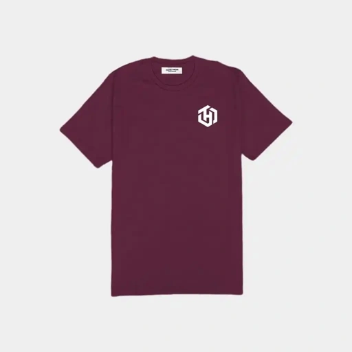 Image of Basic Maroon Shirt Short Sleeves