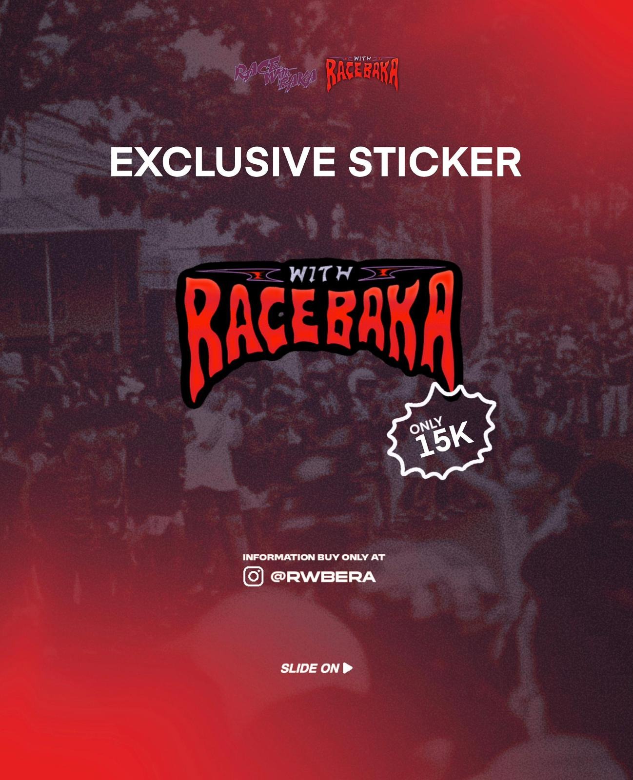 RWB EXCLUSIVE STICKER - SINGLE