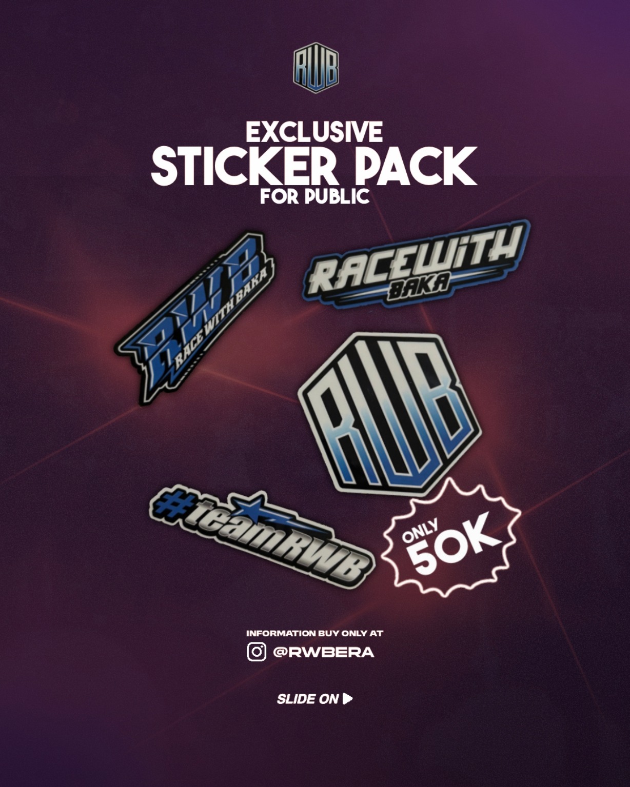 RWB EXCLUSIVE STICKER PACK VOL 1