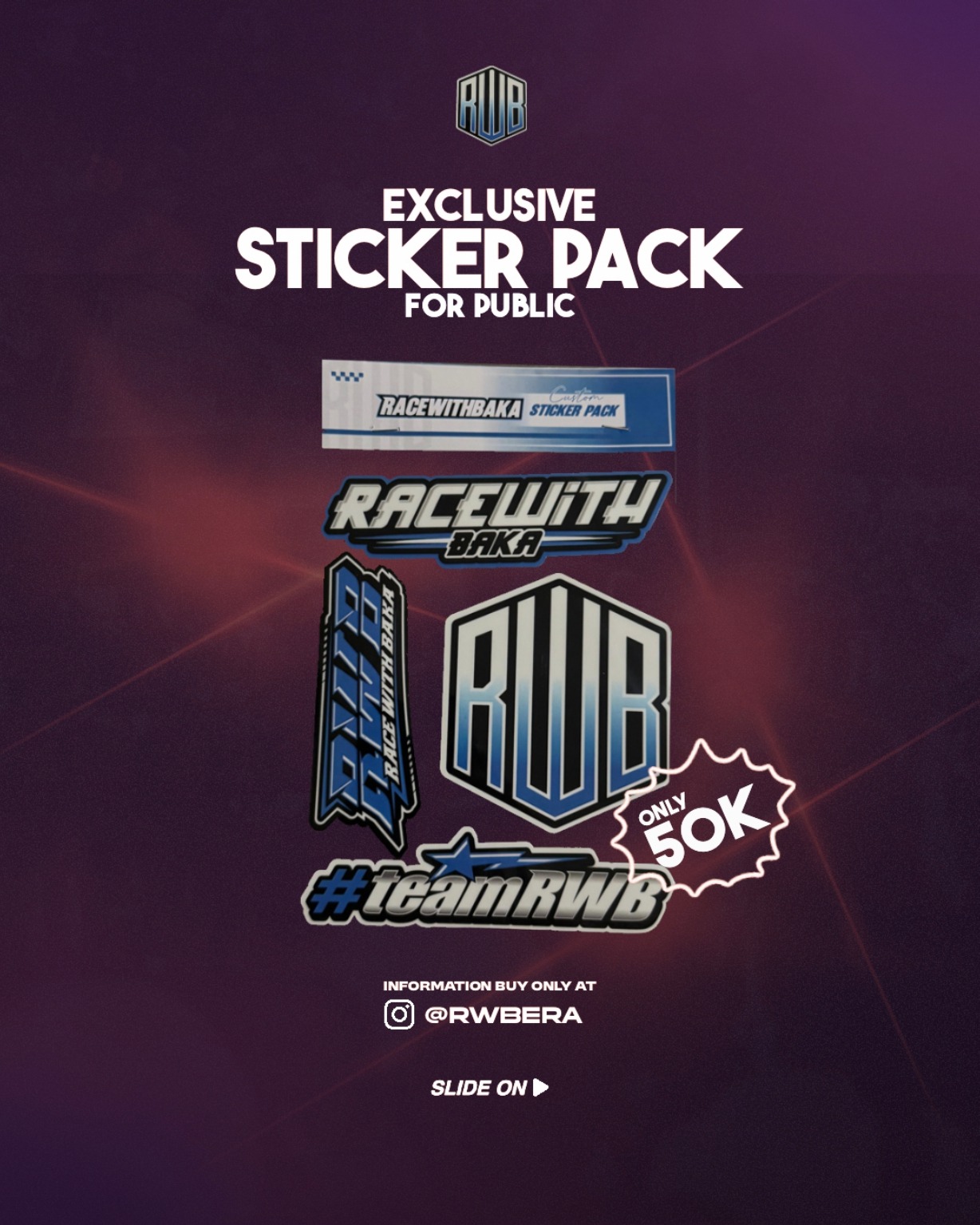 RWB EXCLUSIVE STICKER PACK VOL 1