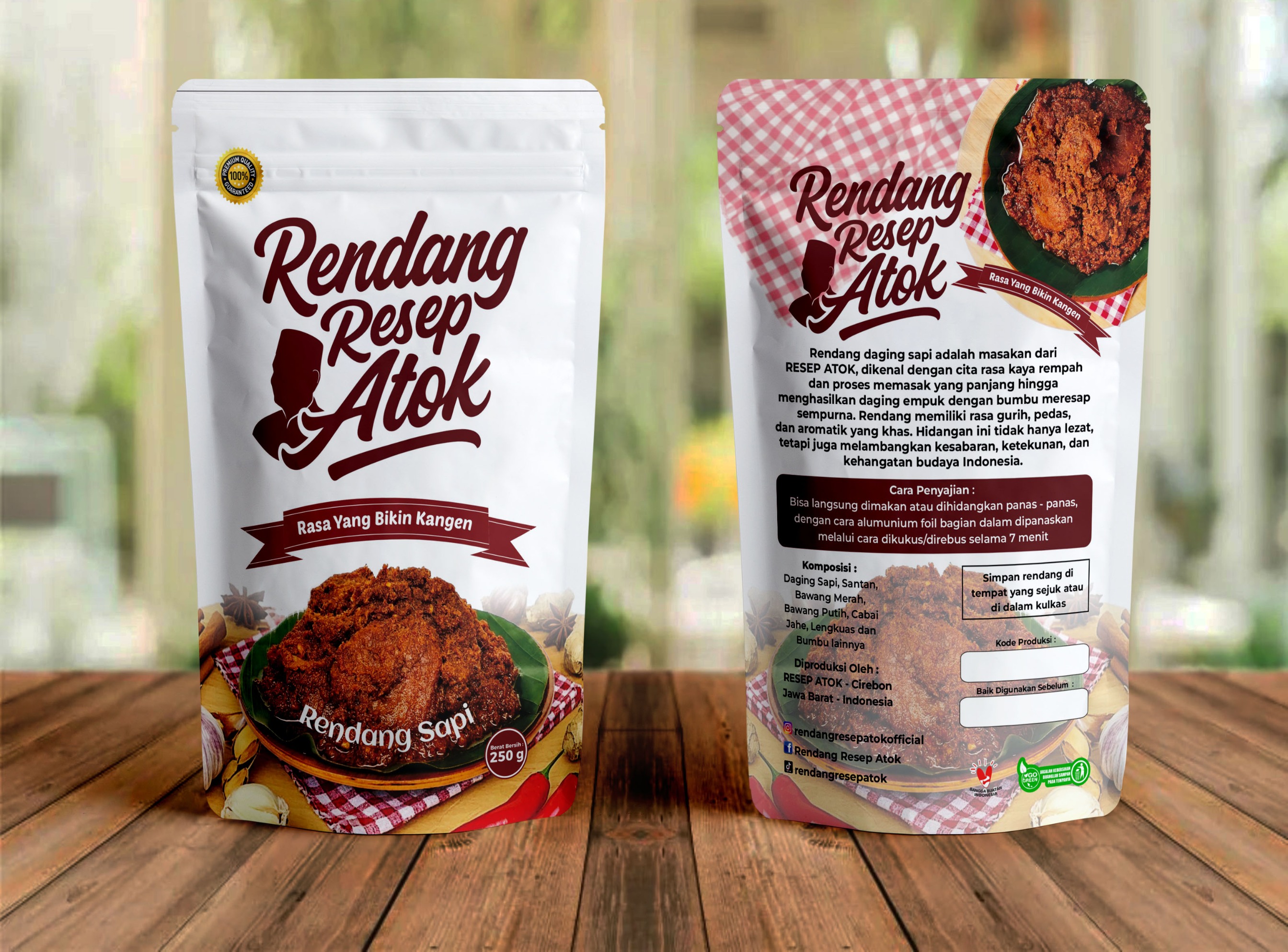 Rendang Sapi Original Resep Atok