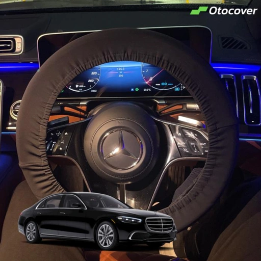 Image of Steering Wheel Cover - Lux Lycra