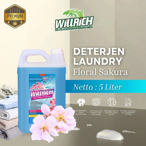 Image of Deterjen Laundry Varian Floral Sakura Kemasan 5 liter