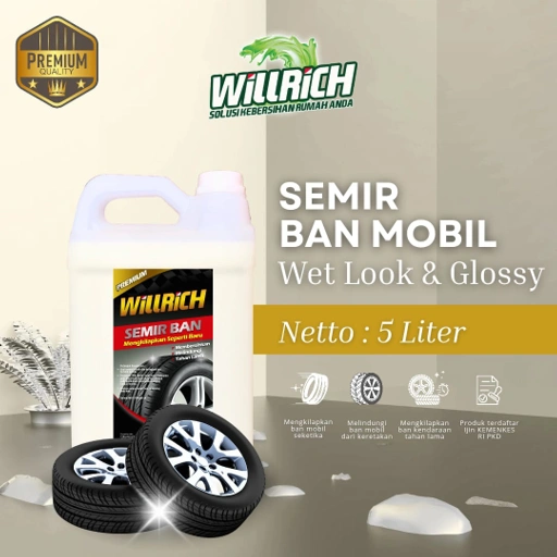 Image of Semir Ban Silikon Carwash 5 Liter Pengkilap & Penghitam Ban Mobil
