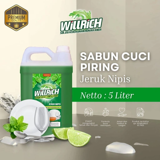 Image of Sabun Cuci Piring Varian Lime Kemasan 5 Liter