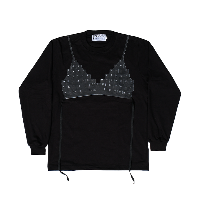 PUSS X BUTTON BRA LONG SLEEVE