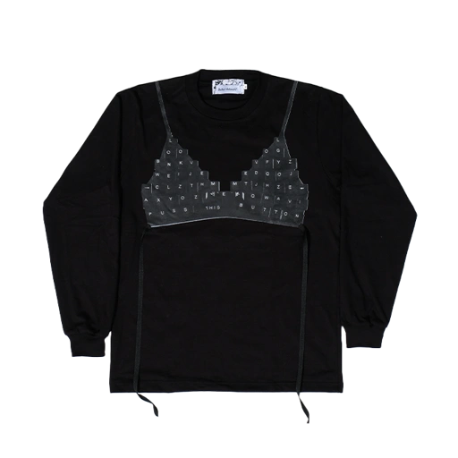 Image of PUSS X BUTTON BRA LONG SLEEVE