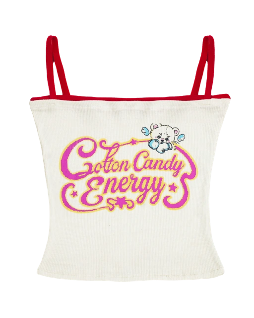 PUSS COTTON CANDY TANKTOP