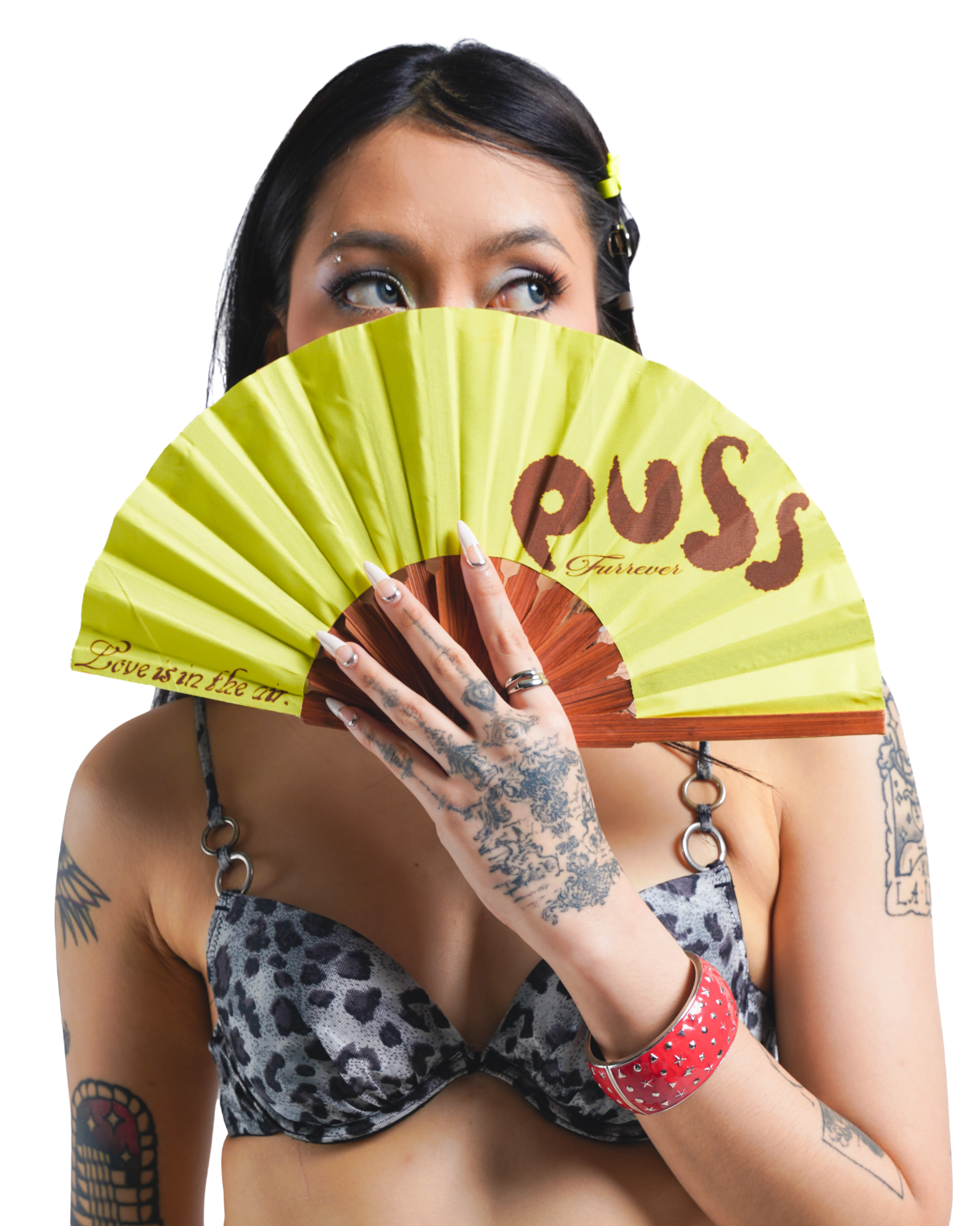 PUSS IM A FAN LIME
