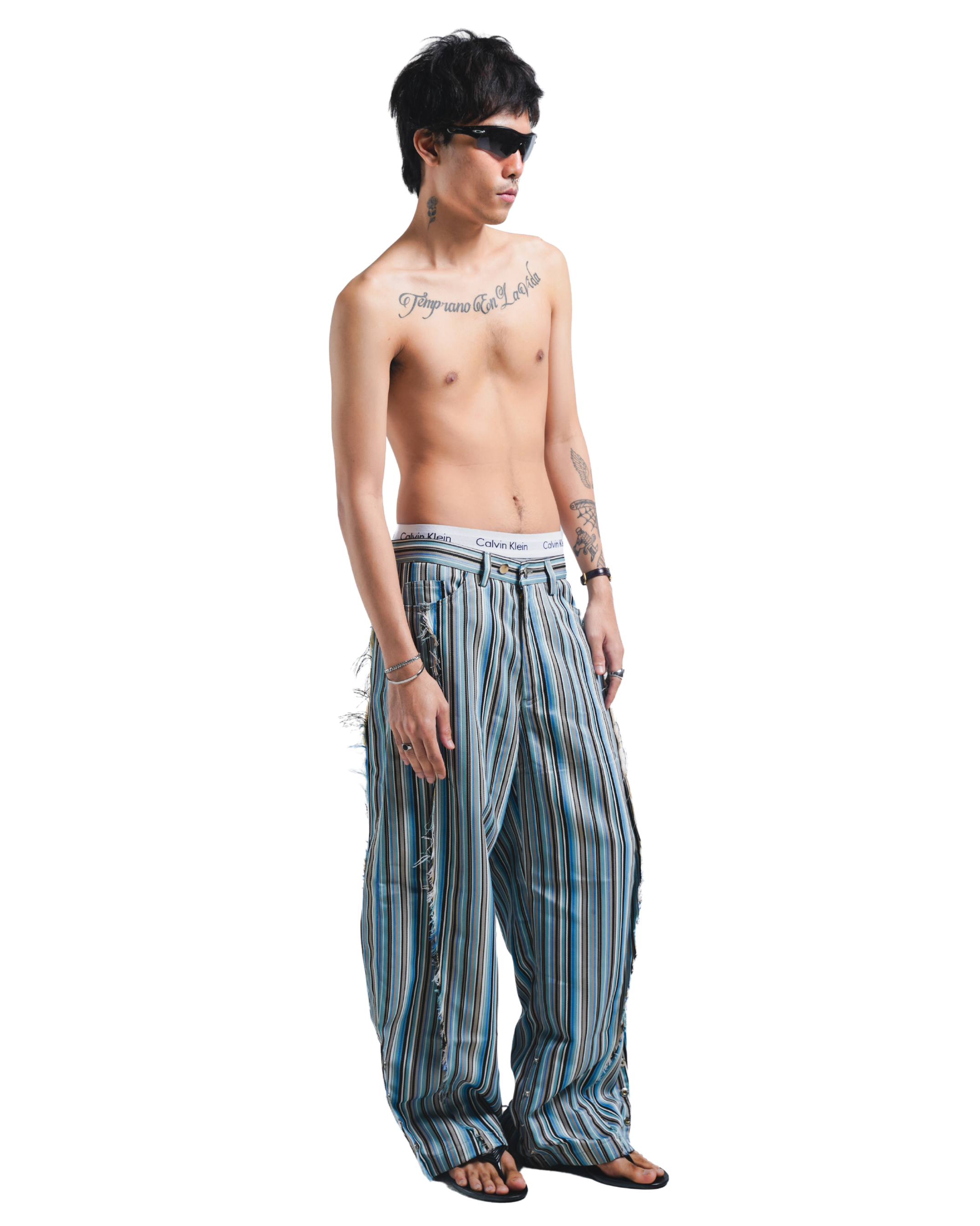 PUSS OCEAN STRIPES PANTS